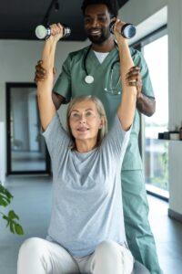 physio exercise session